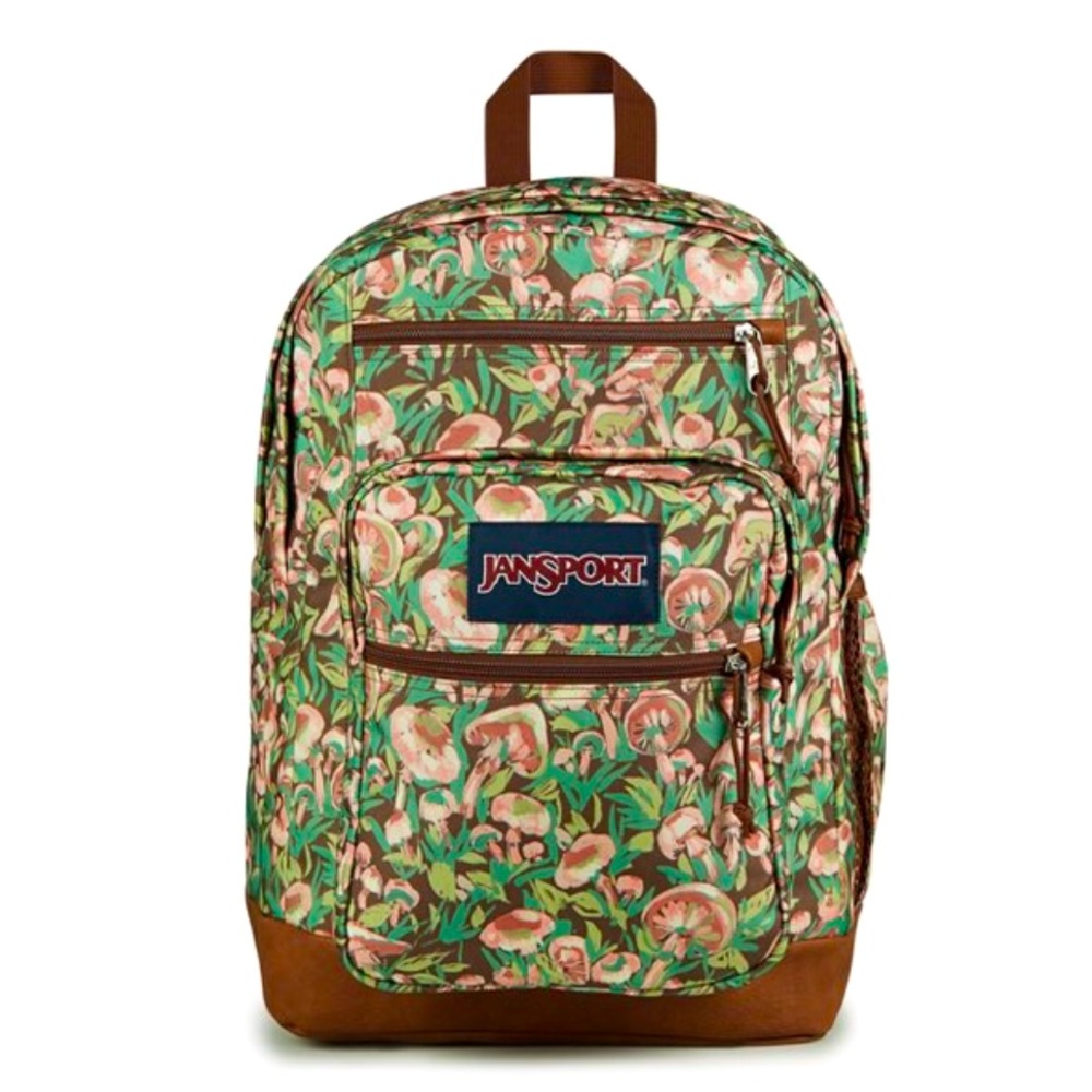 Jansport 17” Leather Bottom Cool Student Backpack